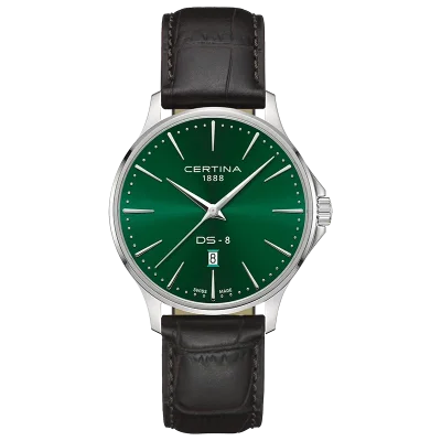 Certina DS-8 Herreklokke C0454101609100 Gr�nn Safirglass