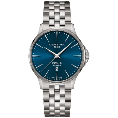 Certina DS-8 herreklokke bl� urskive C0454104404100