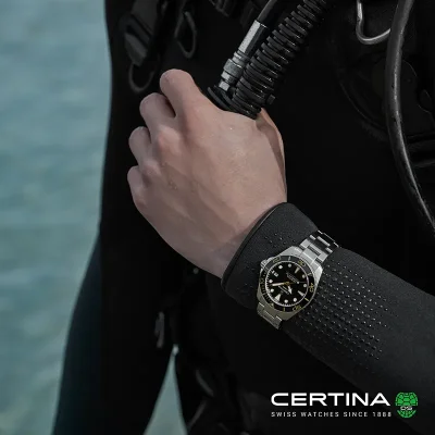 Certina DS Action C0484071105101 Herreklokke Svart 41 mm