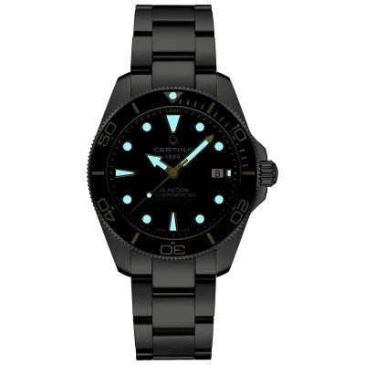 Certina DS Action C0484071105101 Herreklokke Svart 41 mm