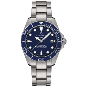 Certina DS Action bl� herreklokke C0484074404100