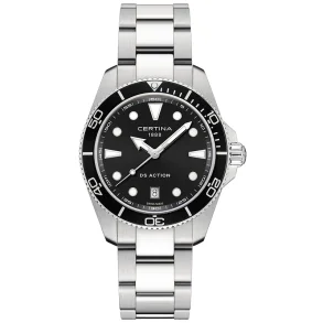 Certina DS Action C0484101105100 Herreklokke svart 40 mm
