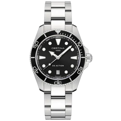 Certina DS Action C0484101105100 Herreklokke svart 40 mm