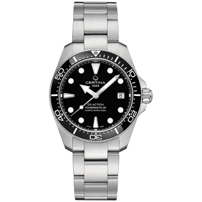 Certina DS Action C0488071105100 unisex svart safirglass