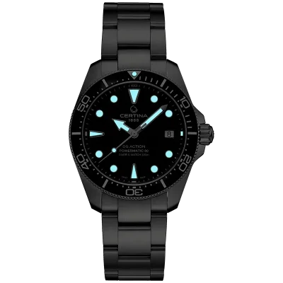 Certina DS Action C0488071105100 unisex svart safirglass