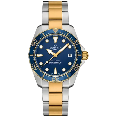 Certina DS Action Bl� Safirglass 38 mm C0488072204100