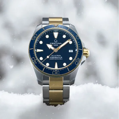 Certina DS Action Bl� Safirglass 38 mm C0488072204100