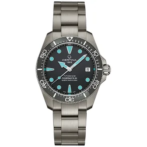 Certina DS Action C0488074408100 Unisex Klokke Gr� Safirglass 38 mm