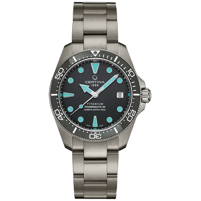 Certina DS Action C0488074408100 Unisex Klokke Gr� Safirglass 38 mm