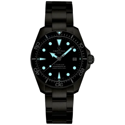 Certina DS Action C0488074408100 Unisex Klokke Gr� Safirglass 38 mm