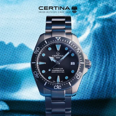 Certina DS Action C0488074408100 Unisex Klokke Gr� Safirglass 38 mm