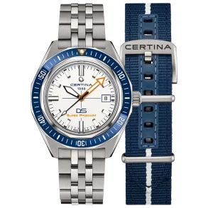Certina C0506074401102 Herreklokke DS PH Hvit Safirglass