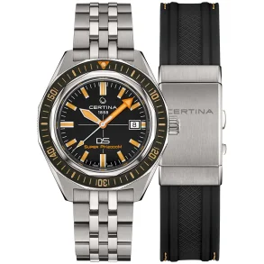 Certina C0506074405102 Herreklokke Svart 43 mm