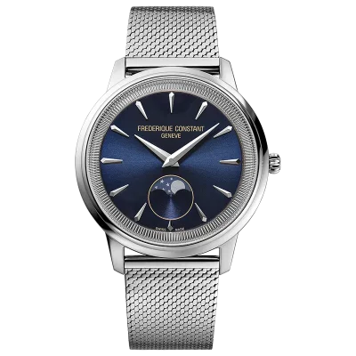 FREDERIQUE CONSTANT - MONETA - MESH - BLUE DIAL
