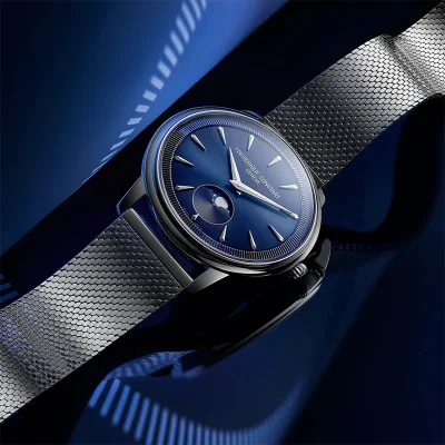FREDERIQUE CONSTANT - MONETA - MESH - BLUE DIAL