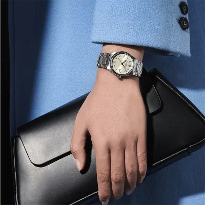 Frederique Constant Highlife Quartz- st�l lenke - beige skive med dia