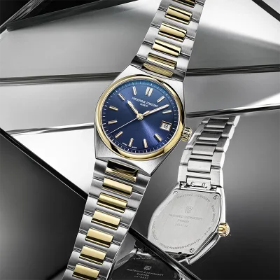 Frederique Constant Highlife Quartz - Blue dial - Bic