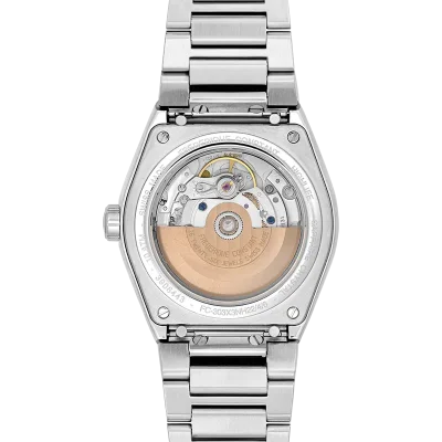 Frederique Constant Highlife COSC - 39mm - Bl� skive, st�llenke + bl� skinnrem -