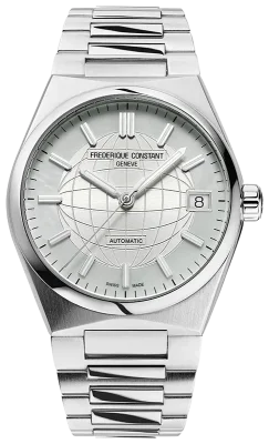 FC - LADIES HIGHLIFE - MOP DIAL - BRACELET - WHITE RUBBER EXTRA