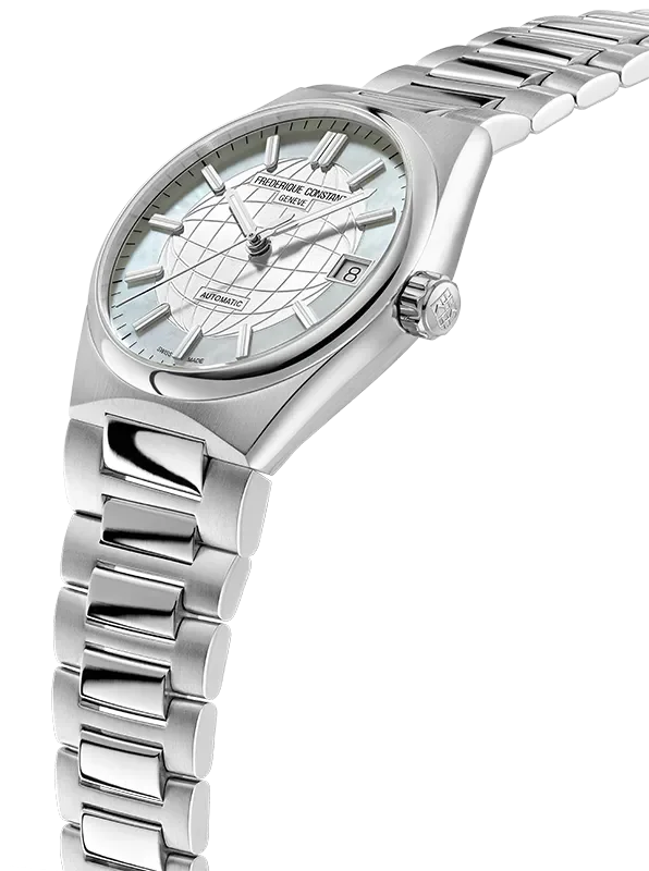 FC - LADIES HIGHLIFE - MOP DIAL - BRACELET - WHITE RUBBER EXTRA