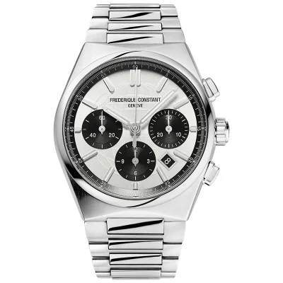 Frederique Constant Highlife Chronograph - Hvit skive