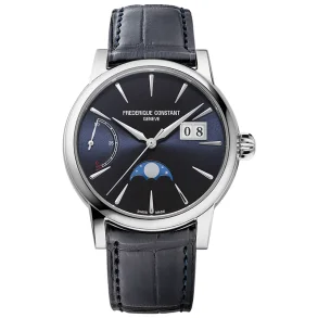 FREDERIQUE CONSTANT - Manufacture Classic Power Reserve Big Date - Blue dial,