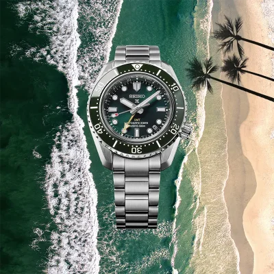 Seiko HBC001J1 herreklokke gr�nn mekanisk