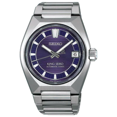 Seiko HKF001J1 Herreklokke Mekanisk Safirglass Lilla 41 mm