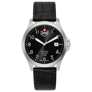 JDM+ JDM-WG001-01 herreur svart 40 mm safirglass