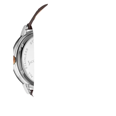 JDM+ JDM-WG004-06 herreklokke s�lv med safirglass