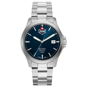 JDM+ JDM-WG005-03 herreklokke bl� 40 mm safirglass