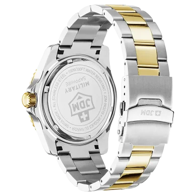 JDM+ JDM-WG022-04 herreklokke bl� safirglass 43 mm