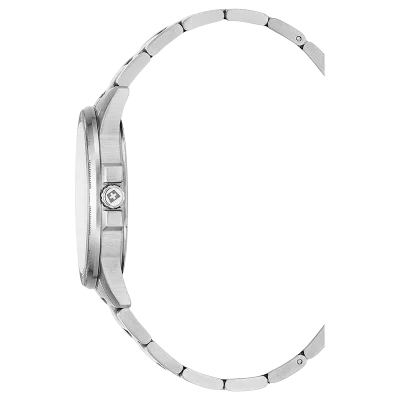 JDM+ JDM-WG025-02 herreklokke s�lv safirglass