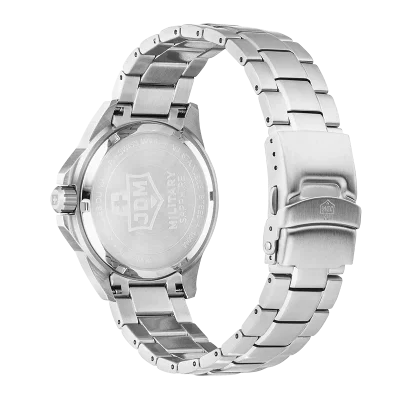 JDM+ JDM-WG035-02 bl� herreklokke med safirglass