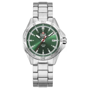 JDM+ JDM-WG035-03 herreklokke gr�nn safirglass 42 mm