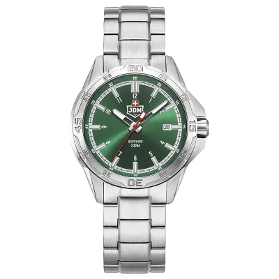 JDM+ JDM-WG035-03 herreklokke gr�nn safirglass 42 mm