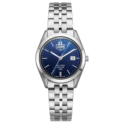 JDM+ JDM-WL024-02 dameklokke bl� quartz safirglass
