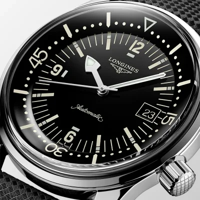 THE LONGINES LEGEND DIVER WATCH L3.774.4.50.9