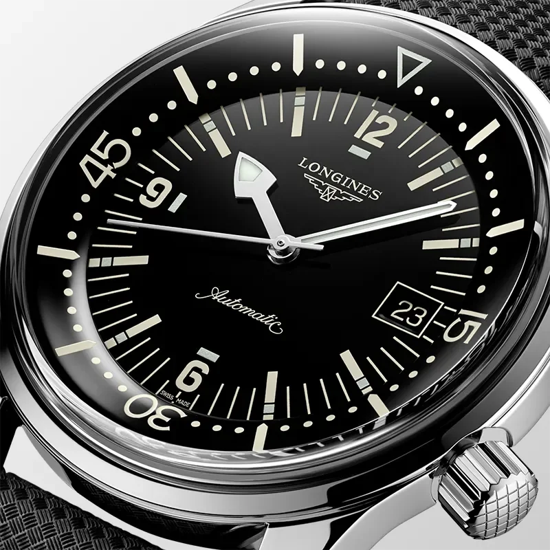 THE LONGINES LEGEND DIVER WATCH L3.774.4.50.9