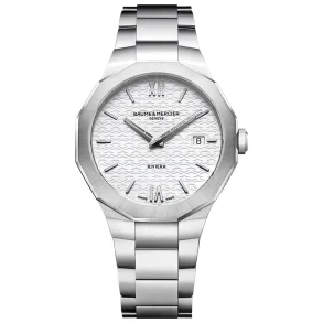Baume & Mercier MOA10845 herreklokke hvit quartz 39 mm