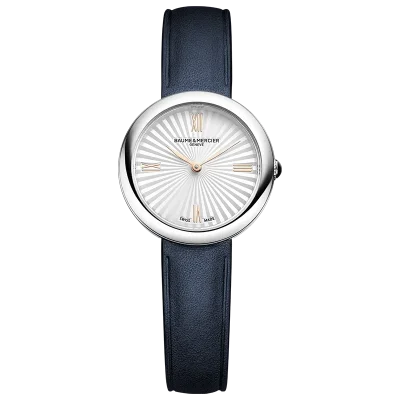Baume & Mercier MOA10847 dameklokke s�lv med safirglass