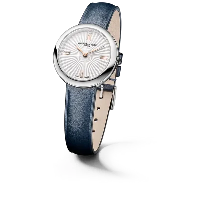Baume & Mercier MOA10847 dameklokke s�lv med safirglass