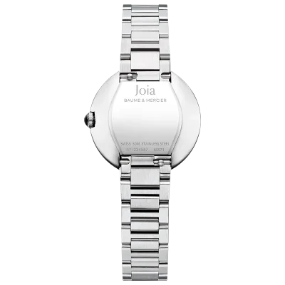 Baume & Mercier MOA10848 dameklokke s�lv med safirglass