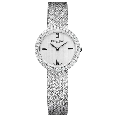Baume & Mercier MOA10850 Dameklokke S�lv Safirglass