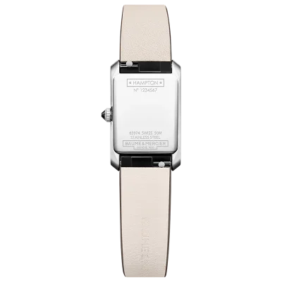 Baume & Mercier MOA10859 dameklokke s�lv safirglass