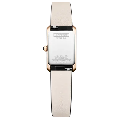 Baume & Mercier MOA10861 dameklokke s�lv safirglass