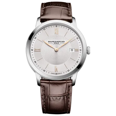 Baume & Mercier MOA10882 herreklokke s�lv quartz
