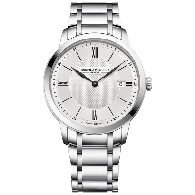 Baume & Mercier MOA10883 herreklokke s�lv quartz