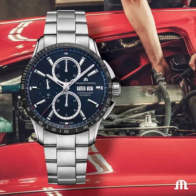 Maurice Lacroix PT6038-SSL22-430-1 Herreklokke Bl� Safirglass Automatisk