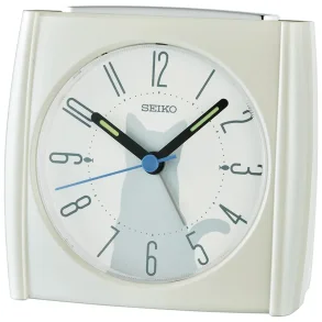SEIKO ALARM CLOCK 8,5X9X6,3 SWEEP BEEP LIGHT QHE209W